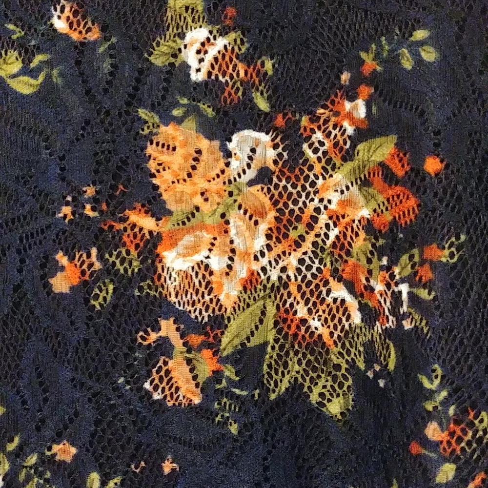 Rebecca Malone sz L 3/4 sleeve top - Picture 2 of 4